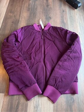 lululemon athletica Purple Bomber Jacket